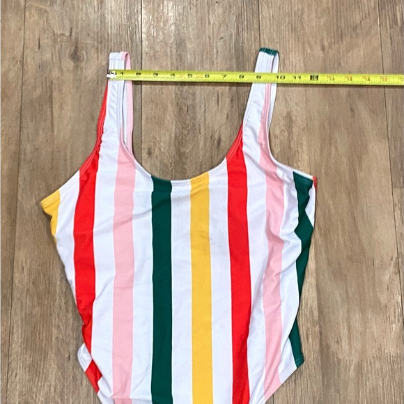 Shein-One Piece Striped Swimsuit-Women's Size: Extra Large-Color: Multi-NEW!! - Picture 9 of 11